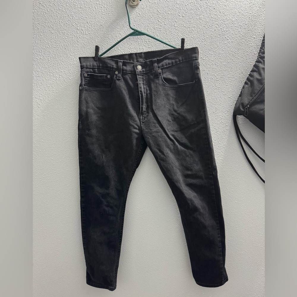 Men's Black Levi 512 Jeans